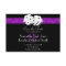 Las Vegas Theme Save the Date Purple Faux Glitter