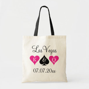 Las Vegas theme wedding tote bags for bridesmaids