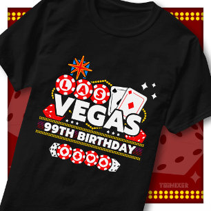Las Vegas Trip 99th Birthday Party Squad Crew T-Shirt