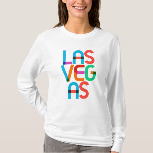 Las Vegas United States Pop Art Letters T-Shirt