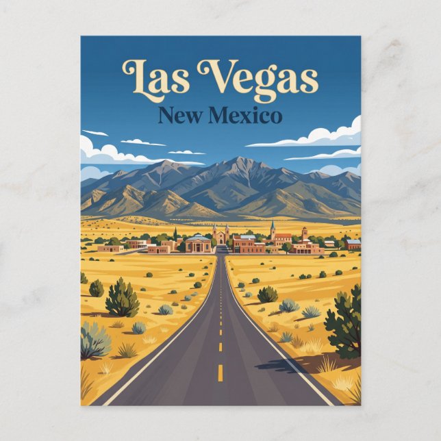 Las Vegas USA Postcard (Front)