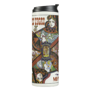 Las Vegas USA vintage custom monogram tumbler
