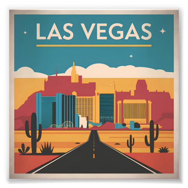 Las Vegas USA vintage Photo Print (Front)