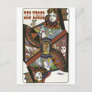 Las Vegas USA vintage travel postcard
