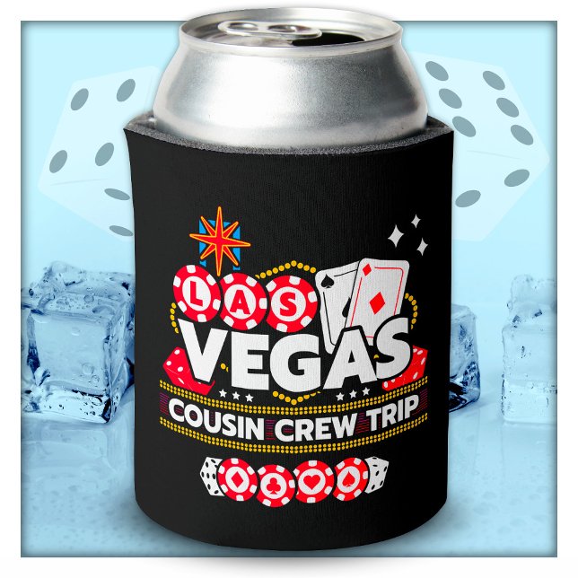Las Vegas Vacation Cousin Crew Las Vegas Can Cooler (Creator Uploaded)