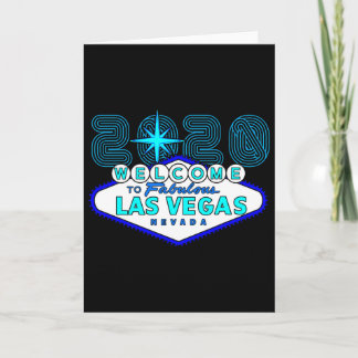 Las Vegas Vacation Sign  Card