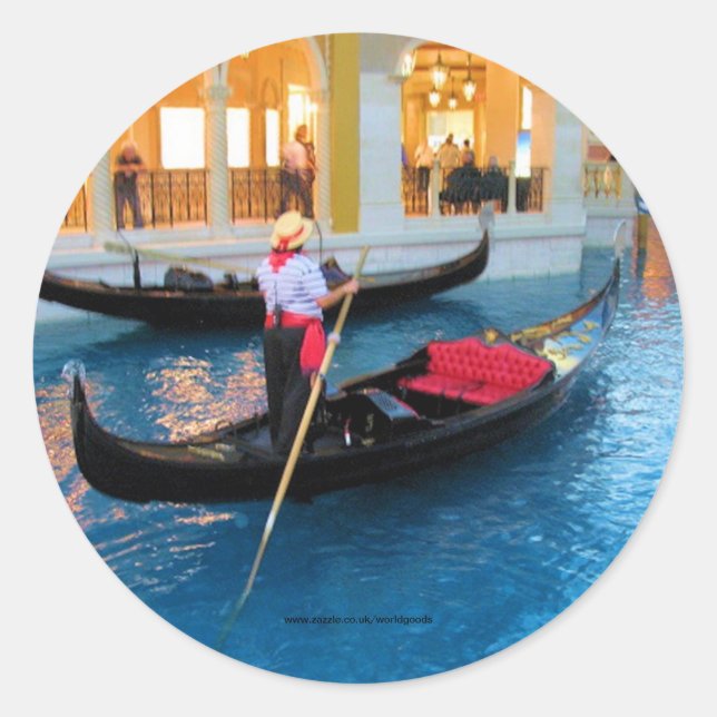 Las Vegas Venice Gondoliers sticker (Front)