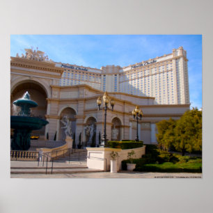 Las Vegas View of Monte Carlo Poster
