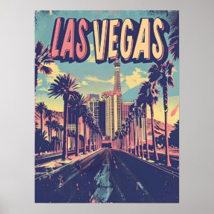 Las Vegas Vintage Art Poster