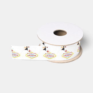 Las Vegas Wedding 1.5" Wide Grosgrain Ribbon