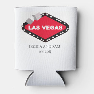 Las Vegas Wedding Can Cooler