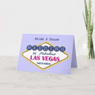 Las Vegas - Wedding Card