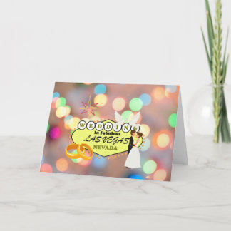 Las Vegas Wedding Card