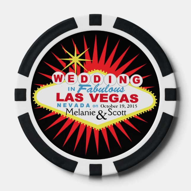Las Vegas Wedding Casino Chip (Front)