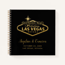 Las Vegas Wedding Casual Guest Book