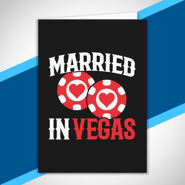 Las Vegas Wedding - Couple Married In Vegas Card (Creator Uploaded)