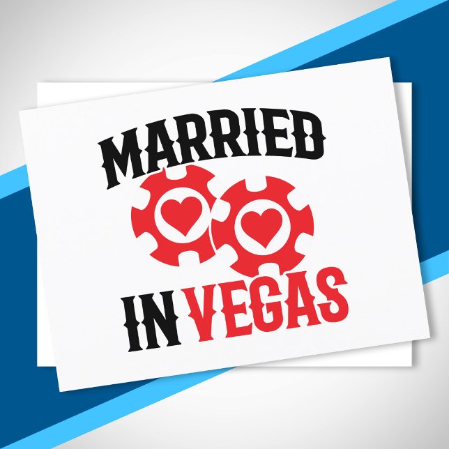 Las Vegas Wedding - Couple - Married In Vegas Postcard (Creator Uploaded)