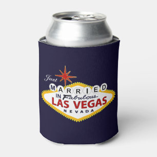 Las Vegas Wedding Favour Custom Can Cooler