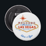 Las Vegas Wedding Favour Magnetic Bottle Opener<br><div class="desc">Las Vegas Wedding Favour Magnetic Bottle Opener. Personalised with the couple's name and wedding date. Enter the Zazzle Design tool for more customisation.</div>