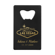 Las Vegas Wedding Gold and Black