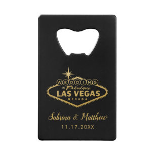 Las Vegas Wedding Gold and Black