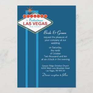 Las Vegas Wedding Invitation