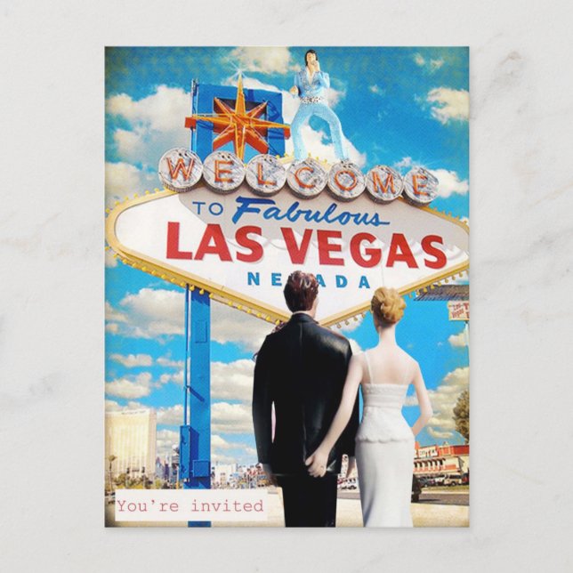 Las Vegas Wedding Invitation (Front)