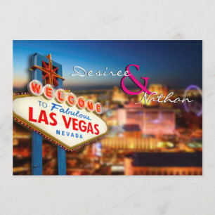 Las Vegas Wedding Invitation