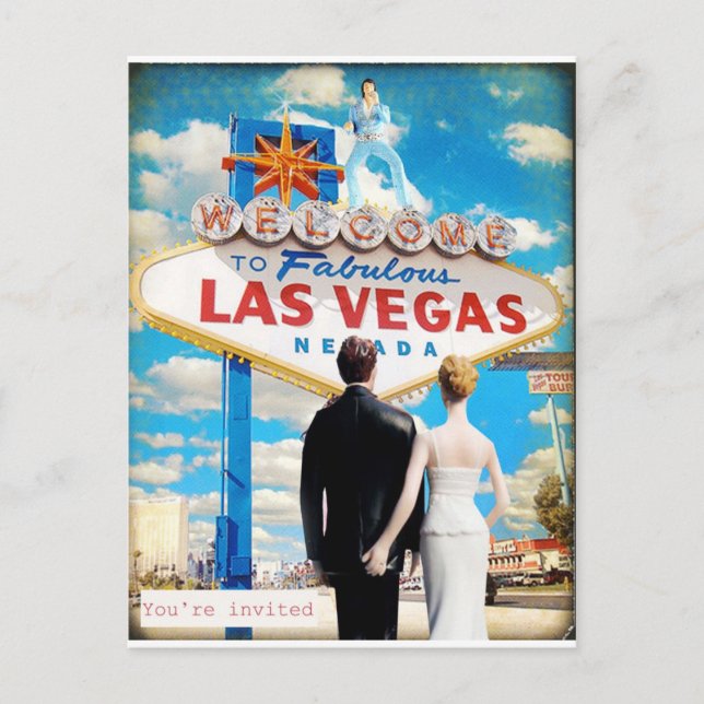 Las Vegas Wedding Invitation (Front)