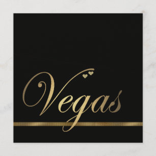 Las Vegas Wedding Invitation Template