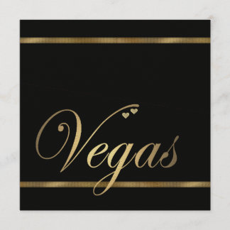 Las Vegas Wedding Invitation Template