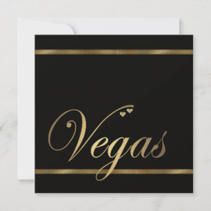 Las Vegas Wedding Invitation Template