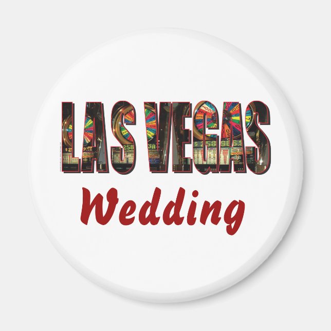 Las Vegas Wedding Magnet (Front)