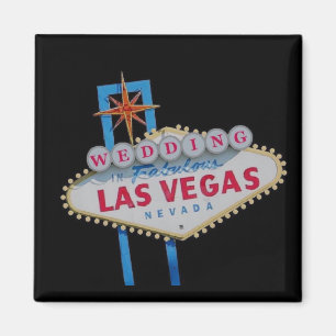 Las Vegas WEDDING Magnet Sample 1