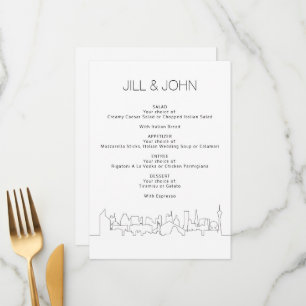 Las Vegas Wedding  Menu
