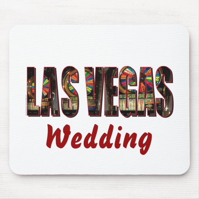 Las Vegas Wedding Mouse Mat (Front)
