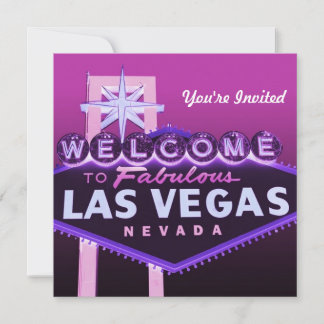Las Vegas Wedding or Any Event Formal Invitation