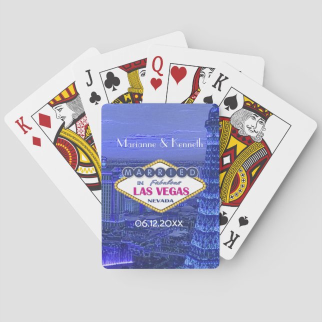 Las Vegas Wedding Playing Cards (Back)