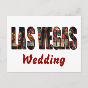 Las Vegas Wedding Postcard