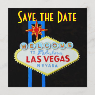 Las Vegas Wedding Save the Date Invitation