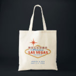 Las Vegas Wedding Welcome Tote<br><div class="desc">Get ready for a memorable Las Vegas wedding with this customisable wedding welcome tote bag! It's the perfect gift tote that guests will actually want to keep.</div>