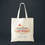 Las Vegas Wedding Welcome Tote<br><div class="desc">Get ready for a memorable Las Vegas wedding with this customisable wedding welcome tote bag! It's the perfect gift tote that guests will actually want to keep.</div>