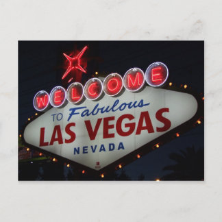Las Vegas Welcome Postcard