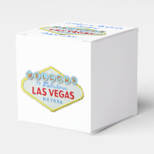 Las Vegas Welcome Sign Favour Box