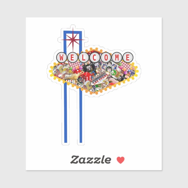 Las Vegas Welcome Sign - Gamblers Delight (Sheet)