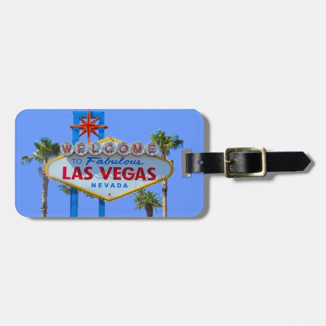 Las Vegas Welcome Sign Luggage Tag (Front Horizontal)
