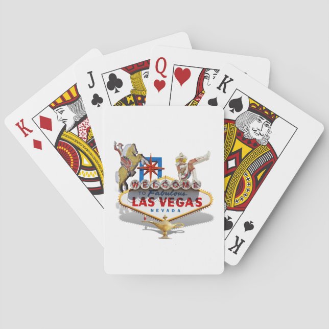 Las Vegas Welcome Sign Playing Cards (Back)