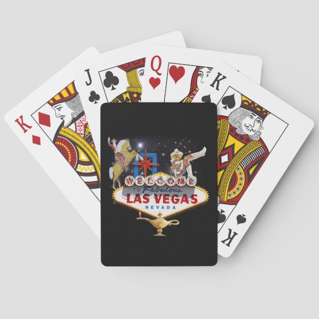 Las Vegas Welcome Sign Playing Cards (Back)