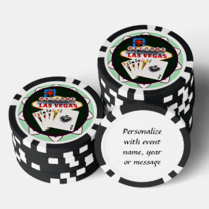 Las Vegas Welcome Sign Poker Chips