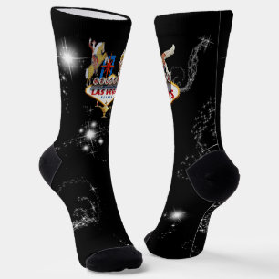 Las Vegas Welcome Sign Socks